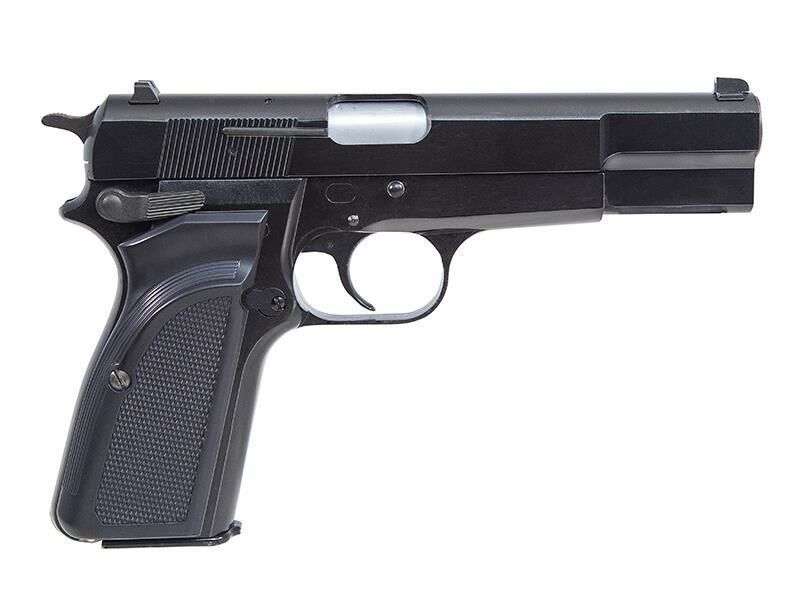 WE Browning Hi-Power MK3 Gas Blowback Pistol (Full Metal - Black)
