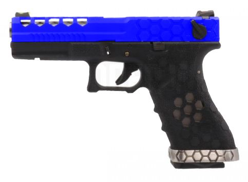 Armorer Works Custom Hex Cut GBB (AW-VX0201 – Blue)  (I)