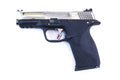 WE Big Bird E-Force Vented (Silver-Black - Gold Barrel) GBB Pistol (N)