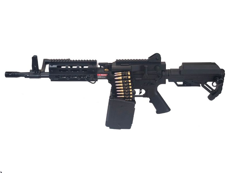 Golden Eagle MCR LMG AEG with Drum Mag. M (2600 Rnds - Sound Control - F6671)