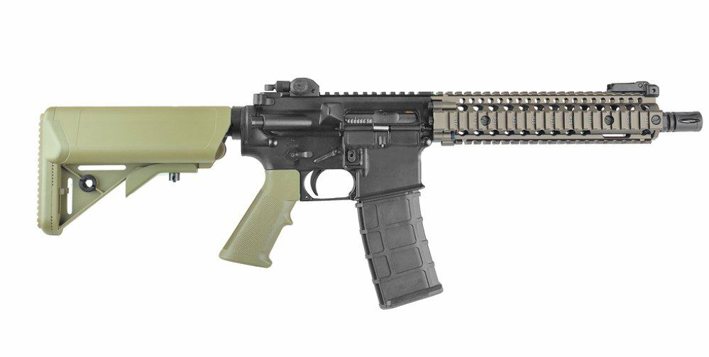 Golden Eagle MK18 Gas Blowback Rifle (Full Metal - MC6593MT - Tan)