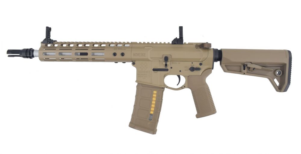 EMG Helios Noveske N4 MWS Gen 3 Gas Blowback M4 by Double Eagle (Tan – G101) (I)