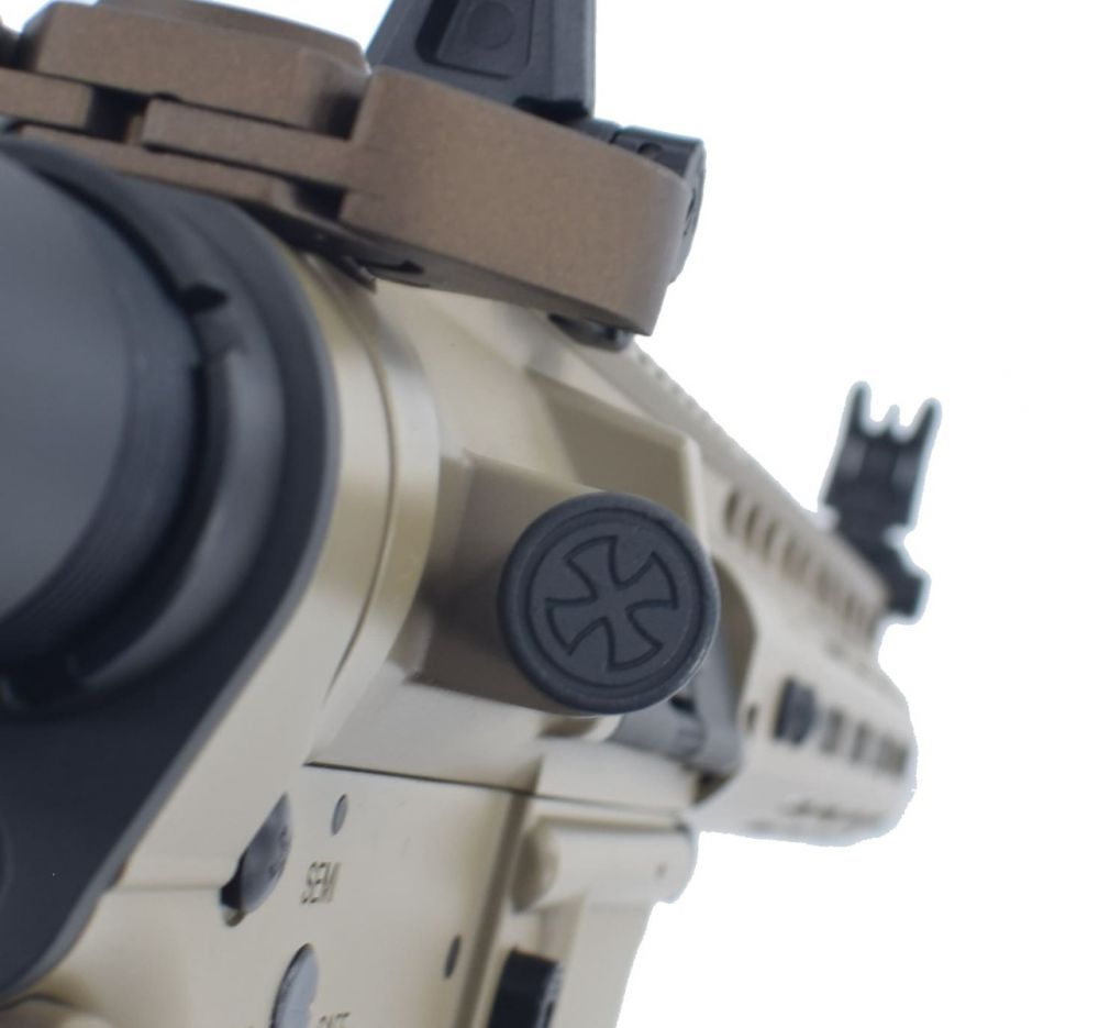 EMG Helios Noveske N4 MWS Gen 3 Gas Blowback M4 by Double Eagle (Tan – G101) (I)