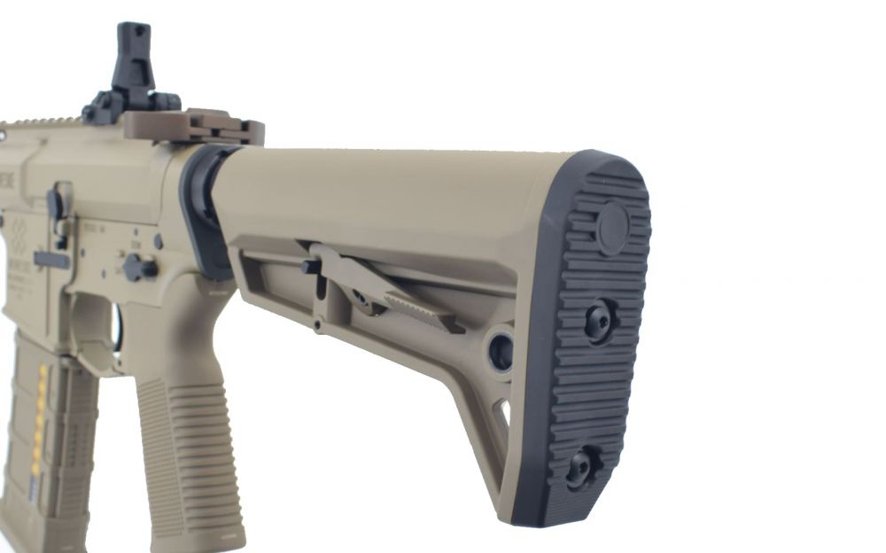 EMG Helios Noveske N4 MWS Gen 3 Gas Blowback M4 by Double Eagle (Tan – G101) (I)