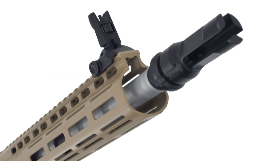 EMG Helios Noveske N4 MWS Gen 3 Gas Blowback M4 by Double Eagle (Tan – G101) (I)