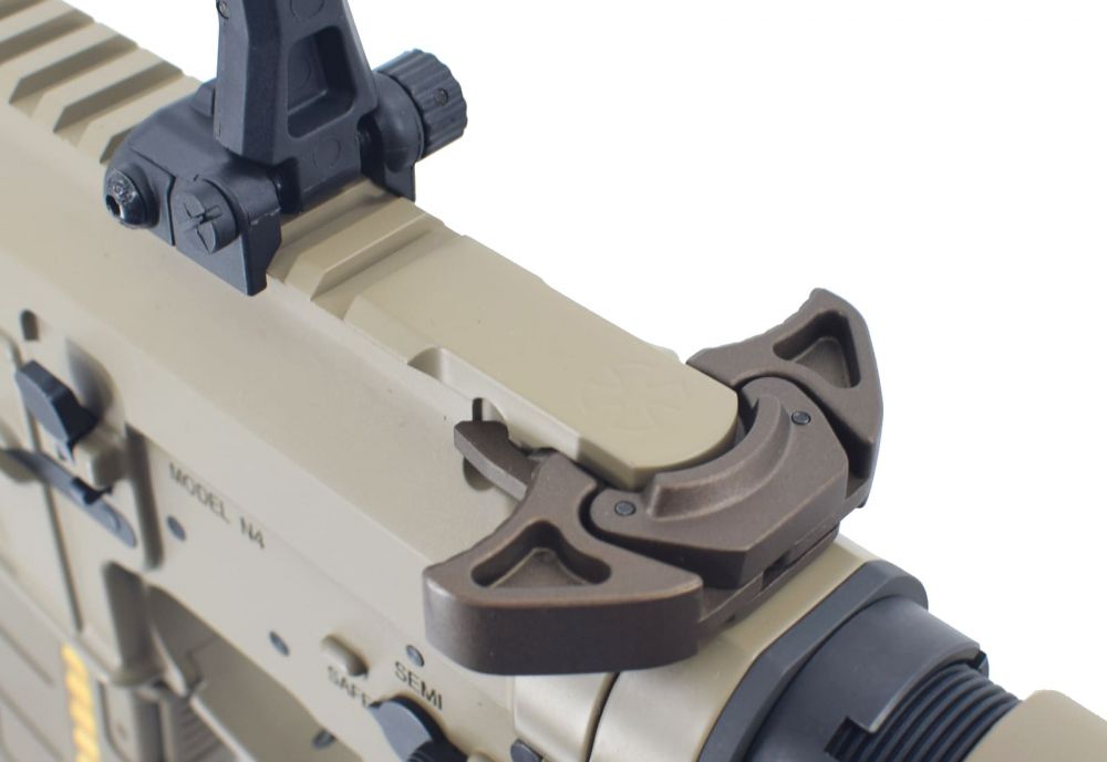 EMG Helios Noveske N4 MWS Gen 3 Gas Blowback M4 by Double Eagle (Tan – G101) (I)