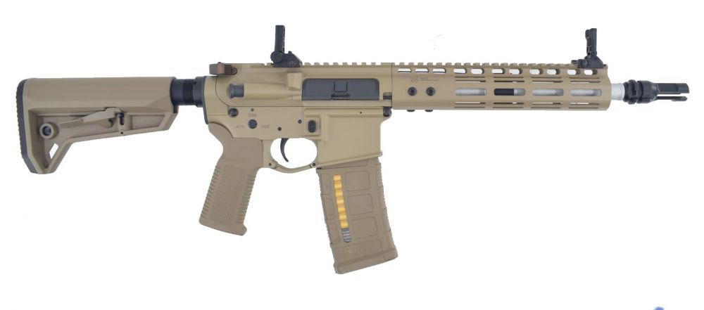 EMG Helios Noveske N4 MWS Gen 3 Gas Blowback M4 by Double Eagle (Tan – G101) (I)