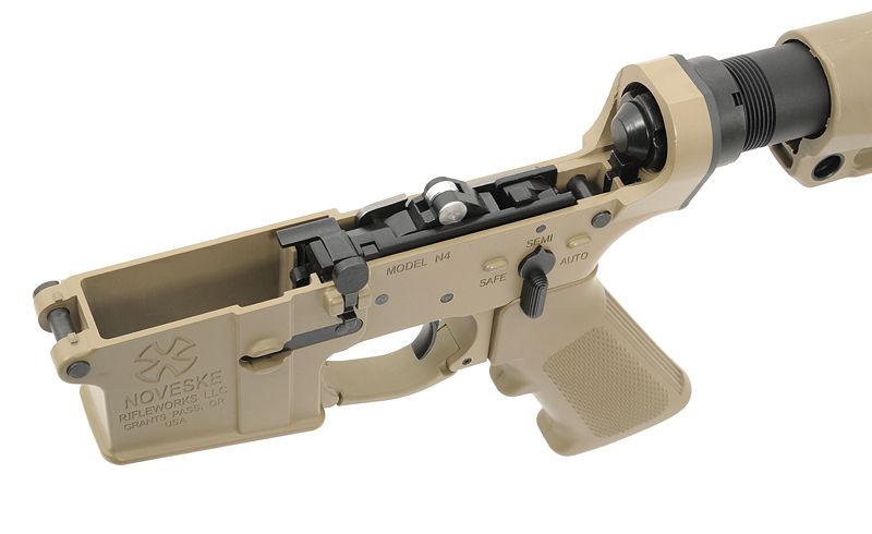 EMG Helios Noveske N4 MWS Gen 3 Gas Blowback M4 by Double Eagle (Tan – G101) (I)
