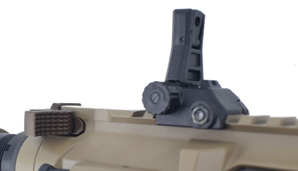 EMG Helios Noveske N4 MWS Gen 3 Gas Blowback M4 by Double Eagle (Tan – G101) (I)