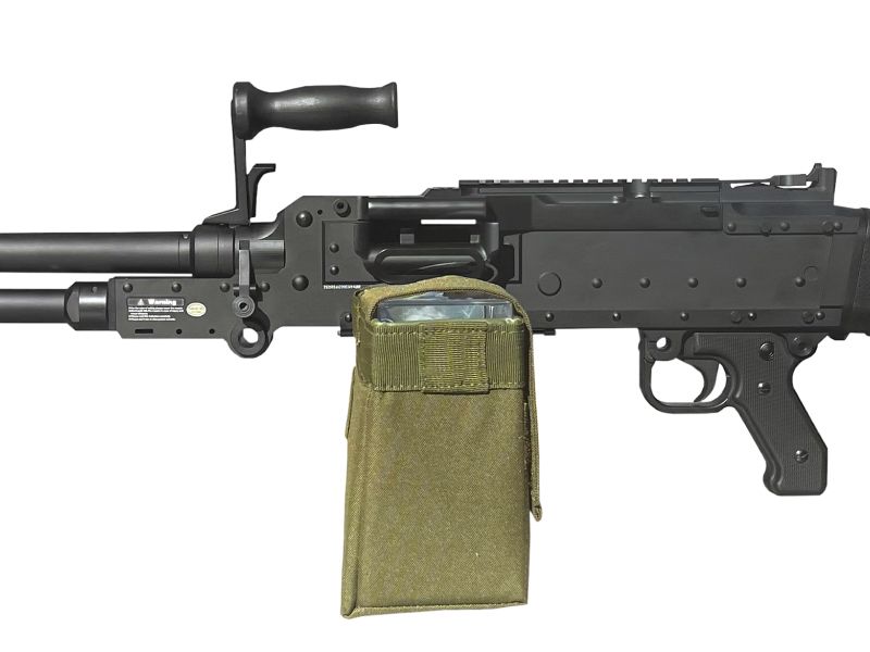 Golden Eagle M240B GPMG AEG Support Rifle (6668-M240B-GPMG – Inc. Battery & Charger – Black)