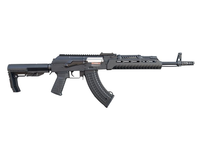 Cyma CYMA Platinum Tactical AK with CQB M4 Stock (Black – Featherweight – CM680G) (I)