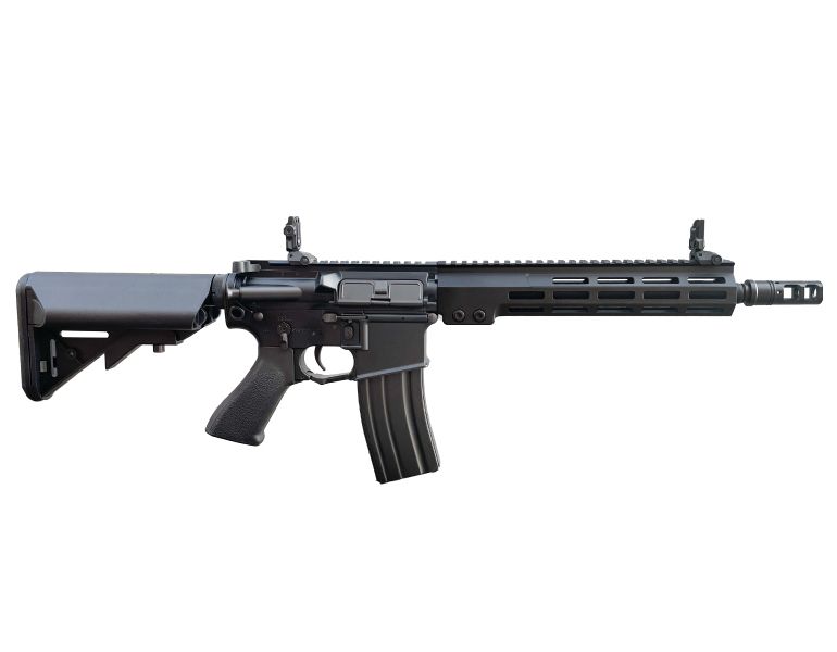CYMA Platinum M4 10.5 M-LOK AEG (with Built-In Mosfet & Tracer Hop-Up – Black – CM.006R-10.5) (I)