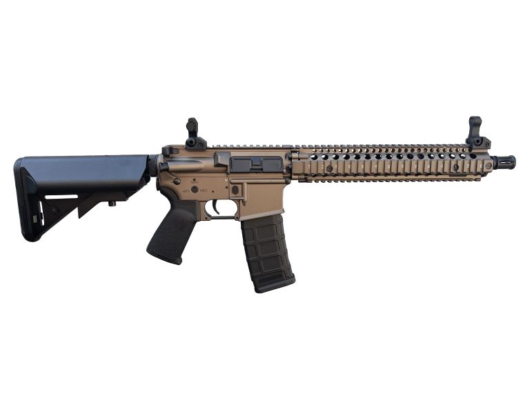 EMG x Daniel Defense DDM4 AEG (by Cyma - Platinum QBS Gearbox DE/Tan - CM105DDL-DE) (I)