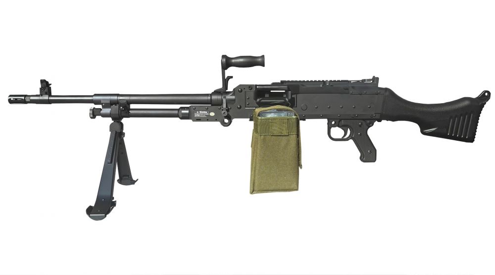 Golden Eagle M240B GPMG AEG Support Rifle (6668-M240B-GPMG – Inc. Battery & Charger – Black)