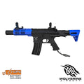 Huntsman Tactical M4 PDW M-Lok (Polymer Body - HMT17-212752-BLUE) with Pre-Installed Wolverine INFERNO Gen 2 Engine, Spartan Board & FCU Battery