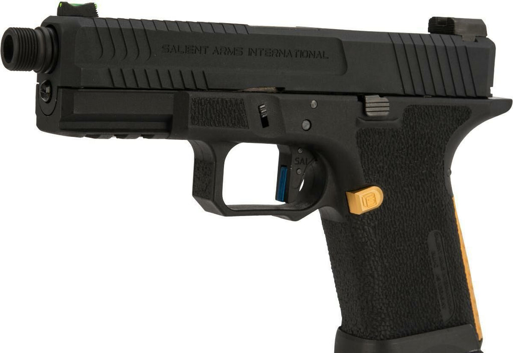 Salient Arms International x EMG BLU Gas Blowback Pistol (Compact - Black)