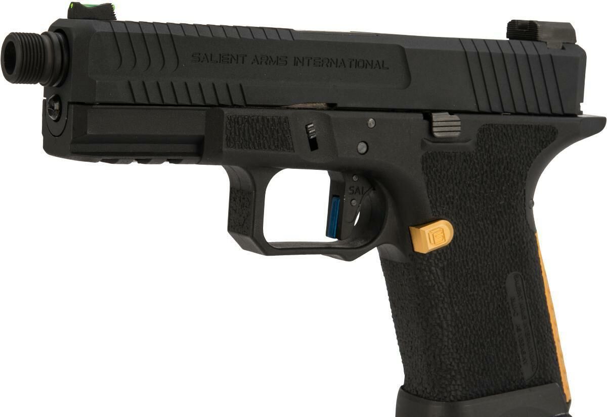 Salient Arms International x EMG BLU Gas Blowback Pistol (Compact - Black)