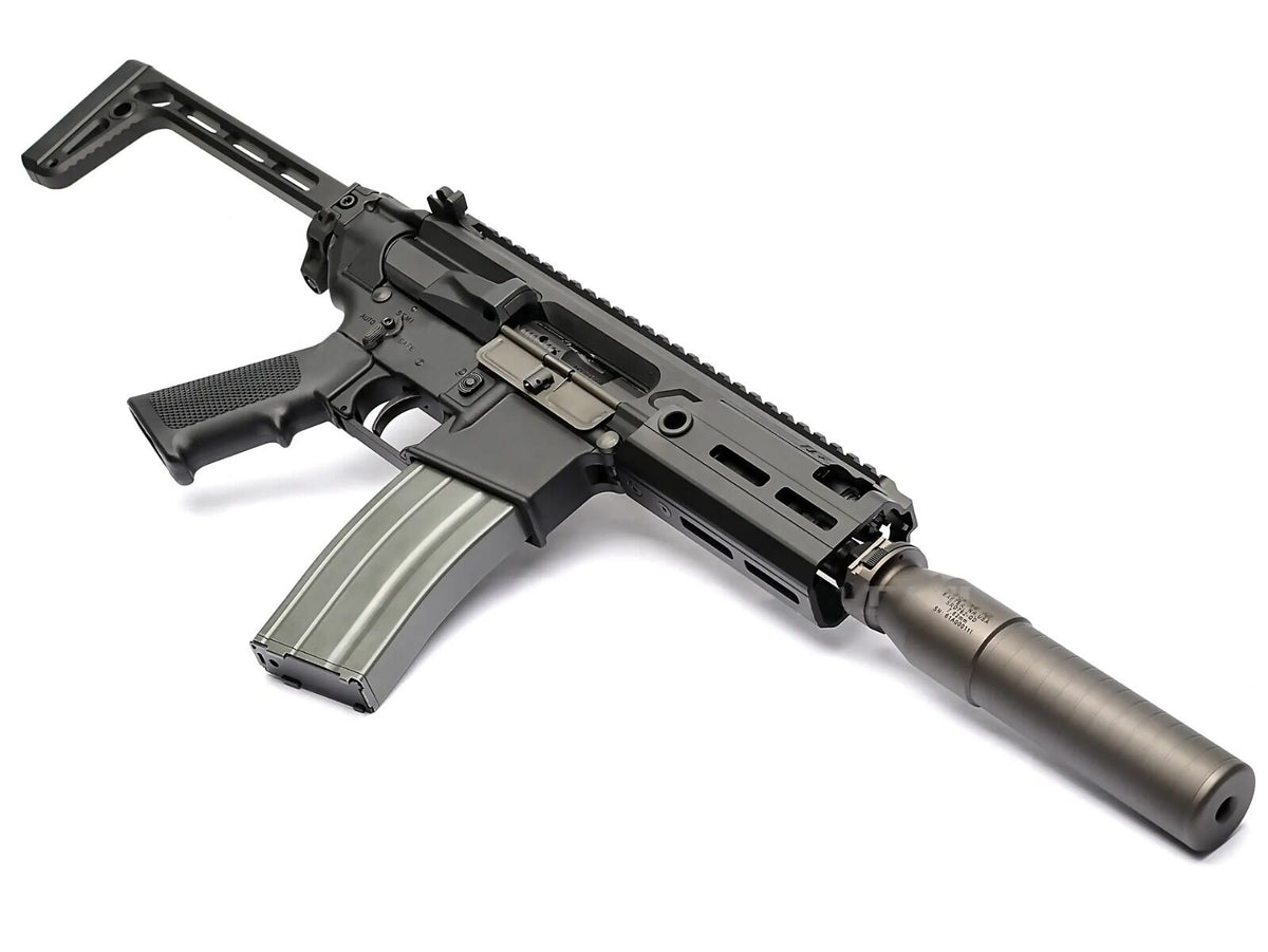 APFG MCX Rattler SOCOM PDW Style Gas Blowback Rifle (Black)