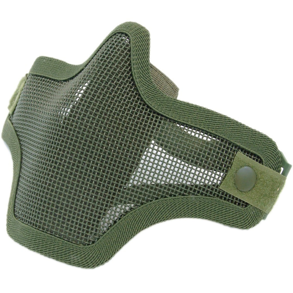 Mesh Lower Face Shield V1 – Green