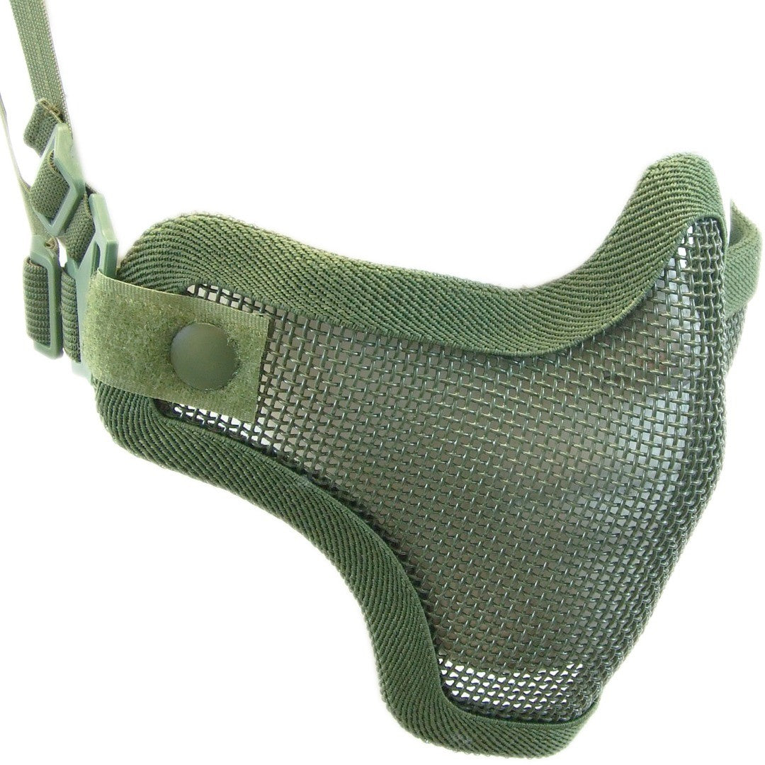 Mesh Lower Face Shield V1 – Green
