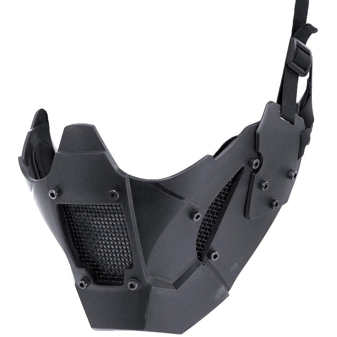 Nuprol Mesh Lower Face Shield V4 (Black) (N)