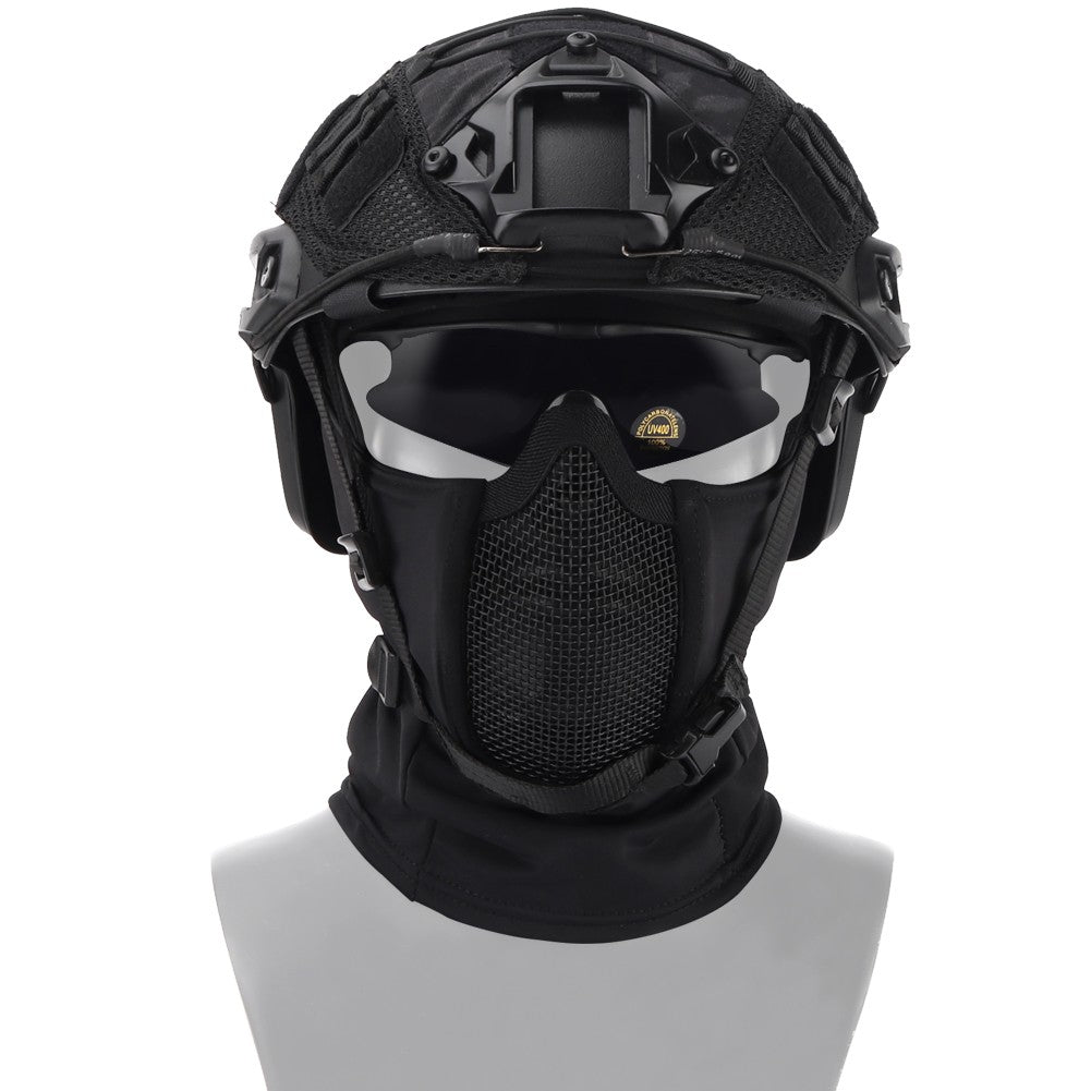 Nuprol Balaclava Mesh Face Shield (Black)