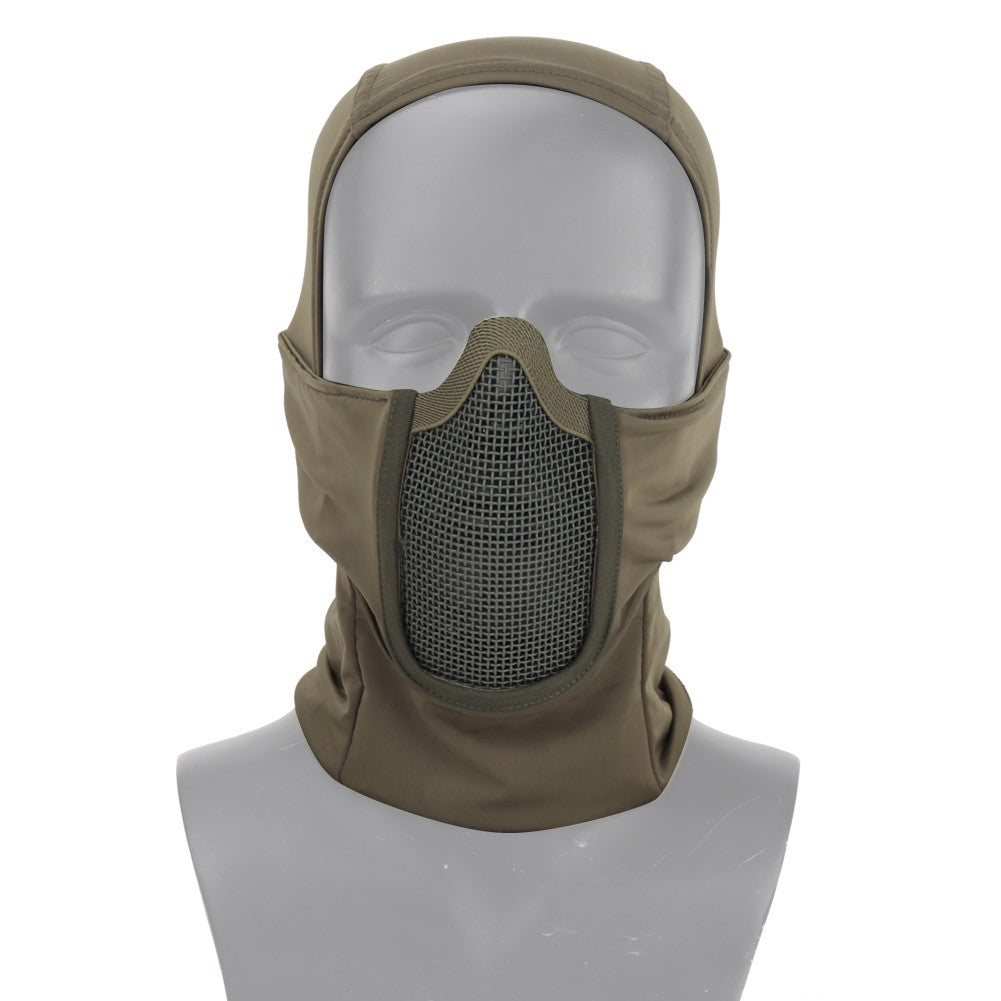 Nuprol Balaclava Mesh Face Shield (Green) (N)