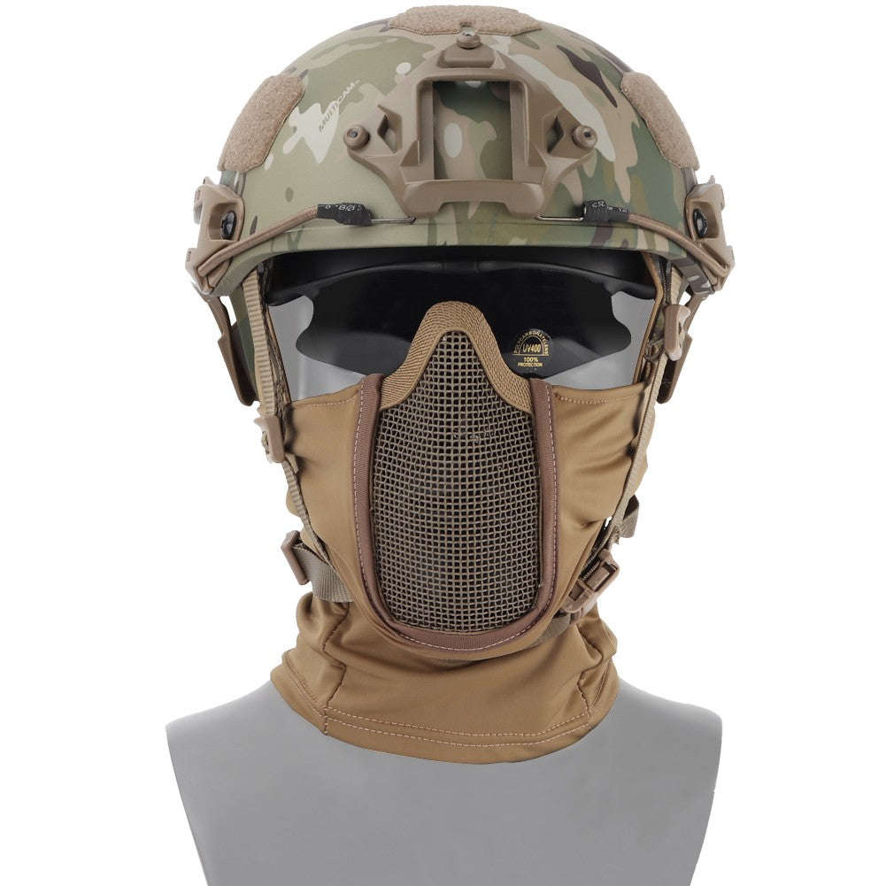 Nuprol Balaclava Mesh Face Shield (Tan) (N)