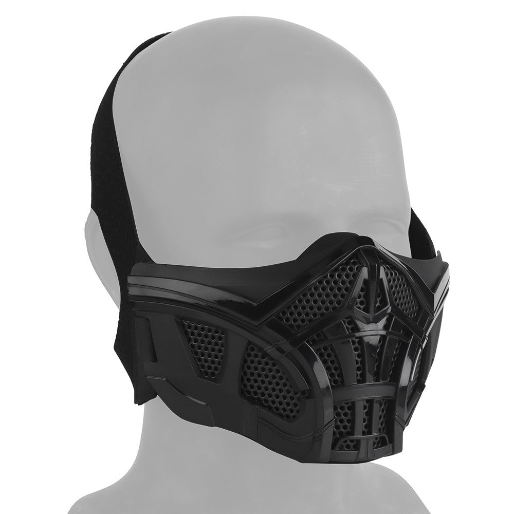 Nuprol Mesh Lower Face Shield V7 (Black) (N)
