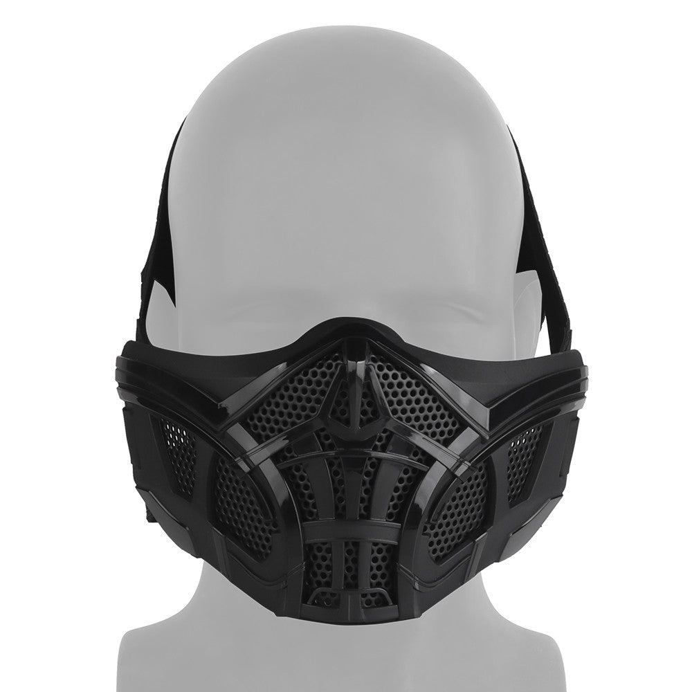 Nuprol Mesh Lower Face Shield V7 (Black) (N)