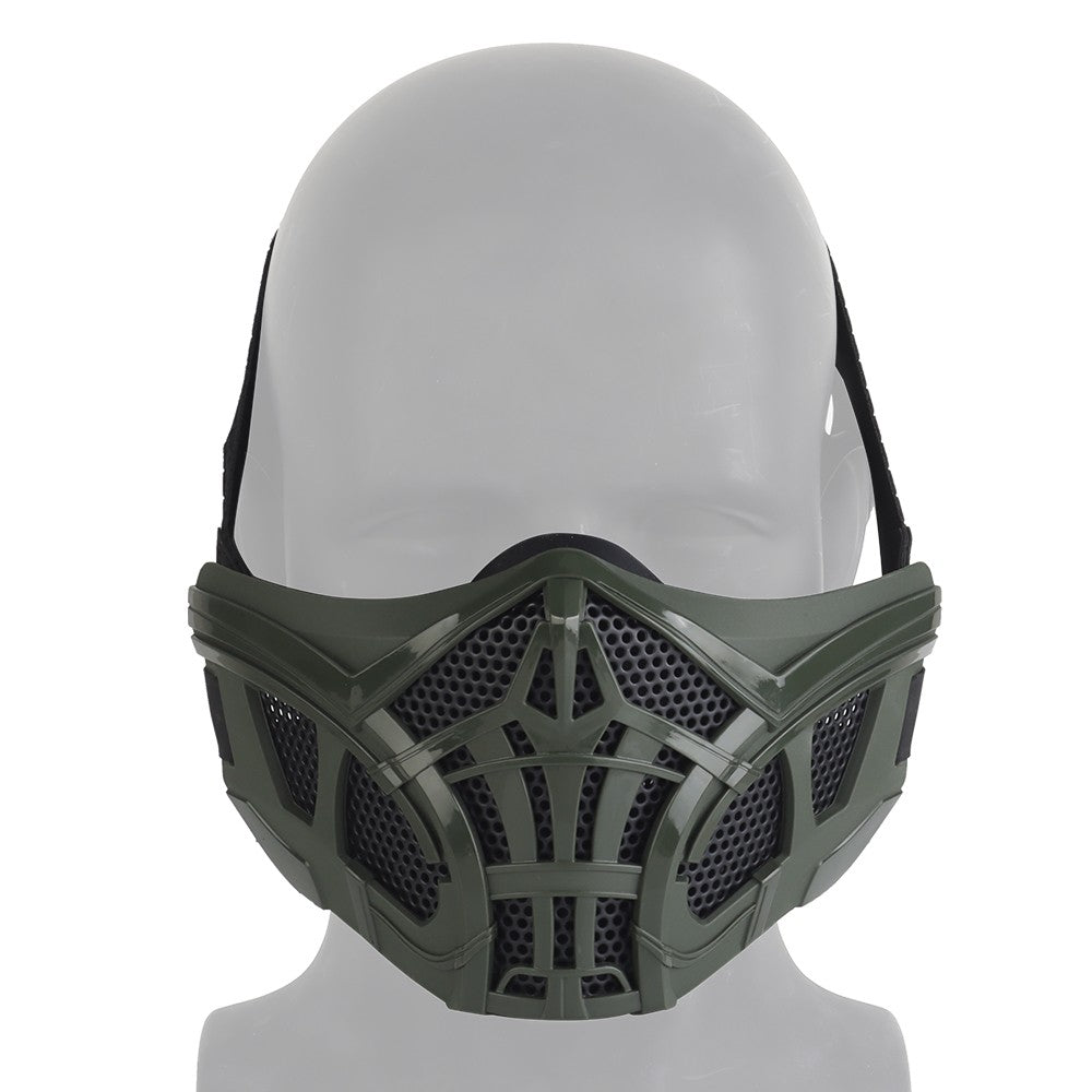 Nuprol Mesh Lower Face Shield V7 (Green) (N)