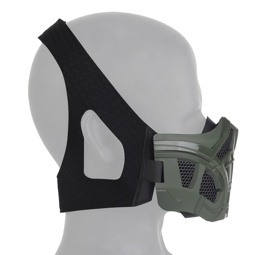 Nuprol Mesh Lower Face Shield V7 (Green) (N)