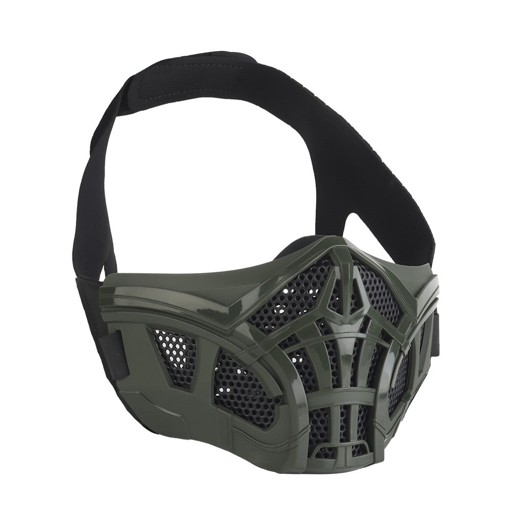 Nuprol Mesh Lower Face Shield V7 (Green) (N)