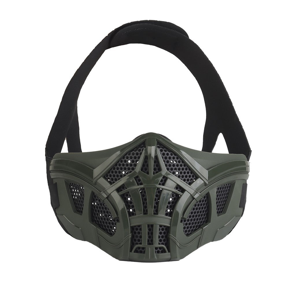 Nuprol Mesh Lower Face Shield V7 (Green) (N)