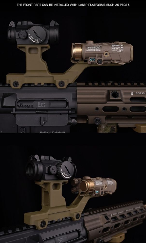 Big Foot Hydra Mount Kit for Scopes (Tan)