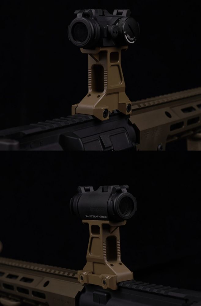 Big Foot Picatinny Riser Mount (A Style) (Tan) (I)