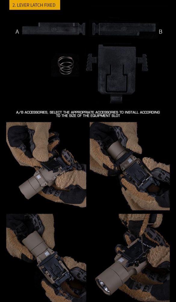 WoSport - X300-A Flashlight Torch (SF Model - Tan) (I)