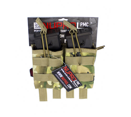 Nuprol NP PMC G36 Double Open Mag Pouch (Camo) (N)