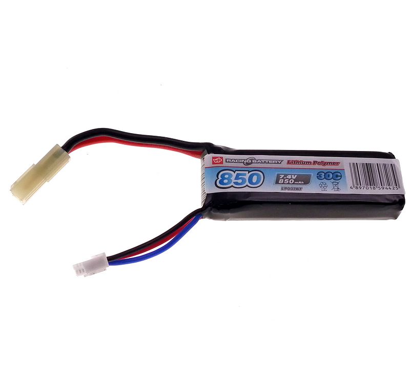 Vapex 7.4V 850mAh 30C / 60C LiPo Battery (JST)
