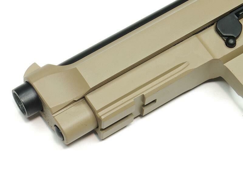 WE M9A1 Gas Blowback Pistol (Full Metal - Tan)
