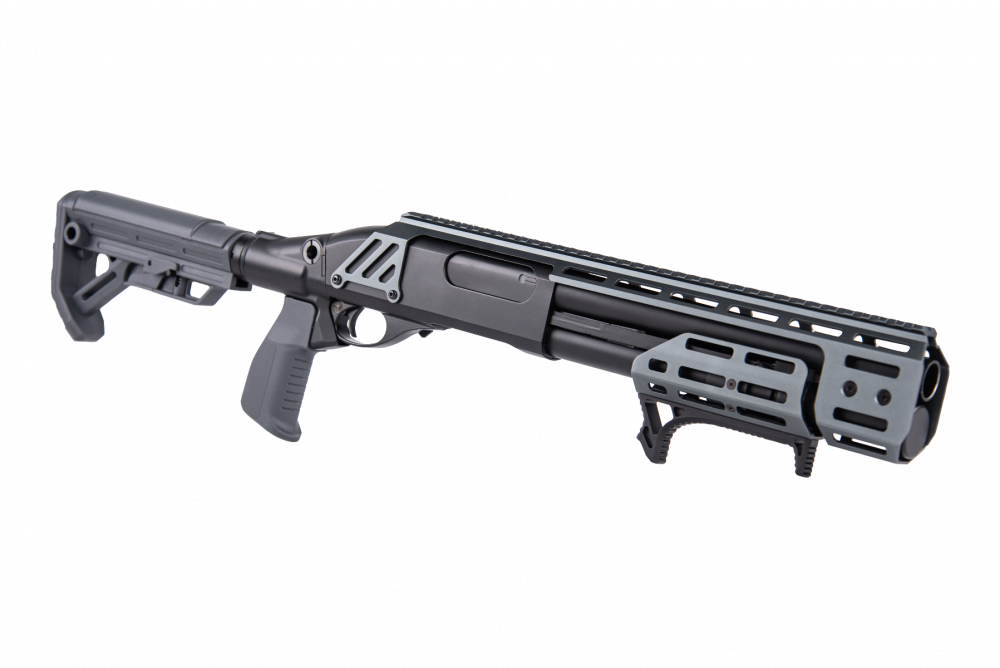Golden Eagle M870 Tri-Shot Gas Pump Action Shotgun (Grey – AT8905T) (I)