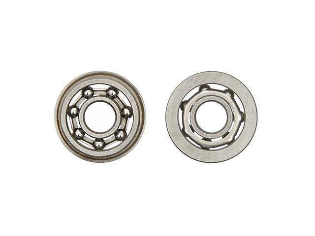 A&K High-Strength Open Steel Bearings (8mm OD x 3mm ID - Low Profile)