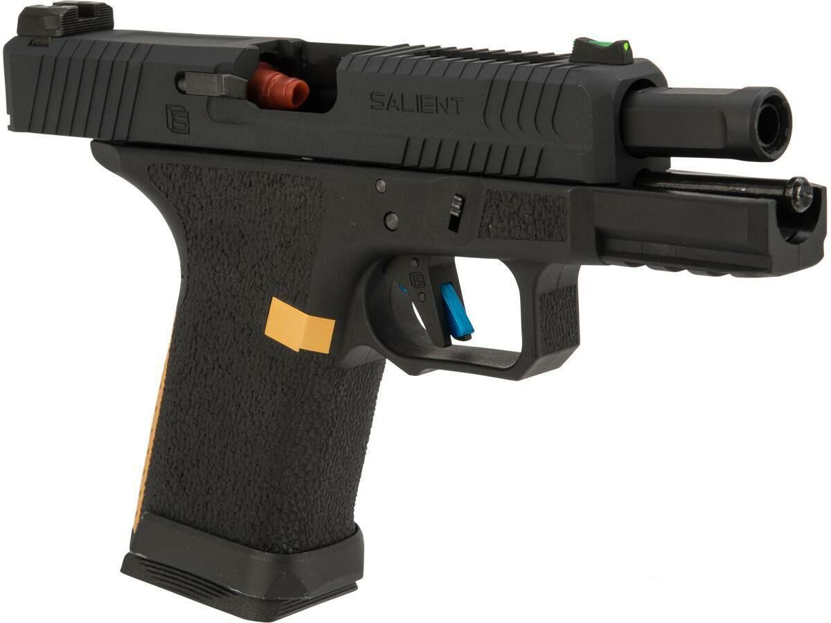 Salient Arms International x EMG BLU Gas Blowback Pistol (Compact - Black)