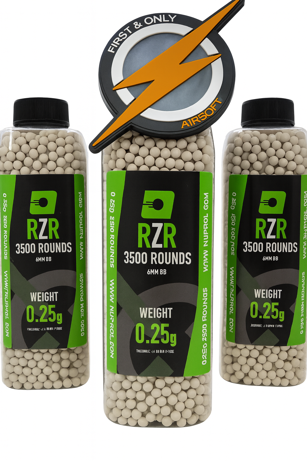 Nuprol RZR 0.25g White – 3500 Round Bottle