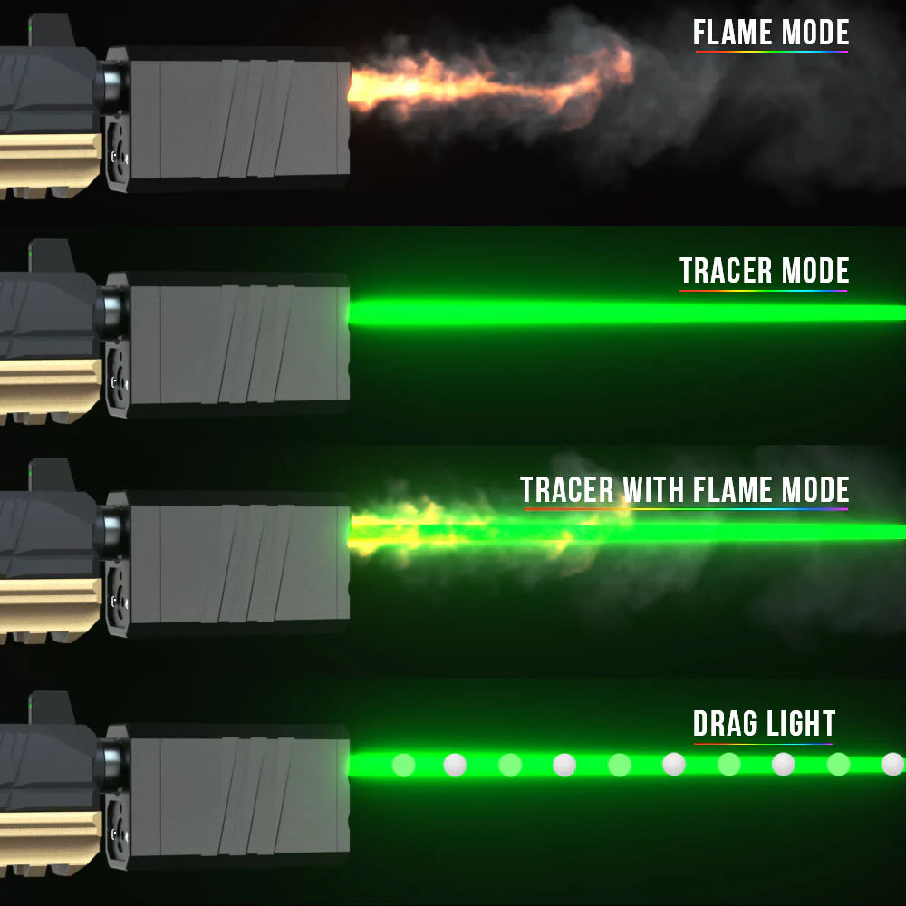E-Shooter Flare Cube Tracer Unit (BT) – Bluetooth RGB Tracer