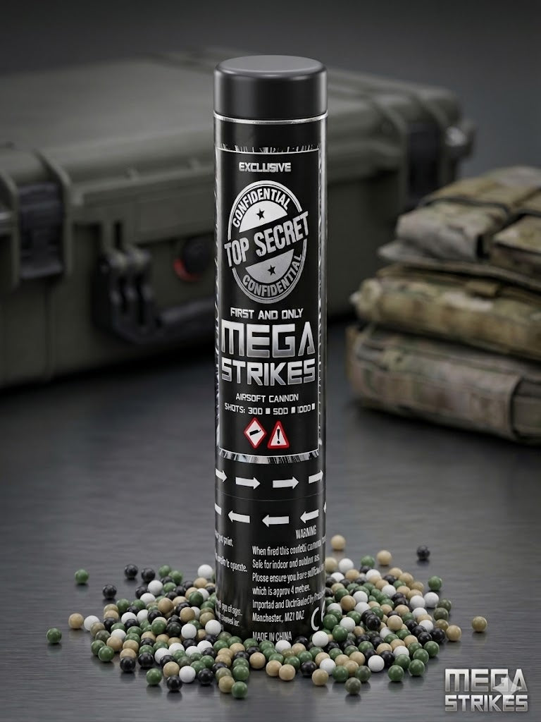 Mega Strikes Airsoft Cannon (1000 shot) (Pack of 10)