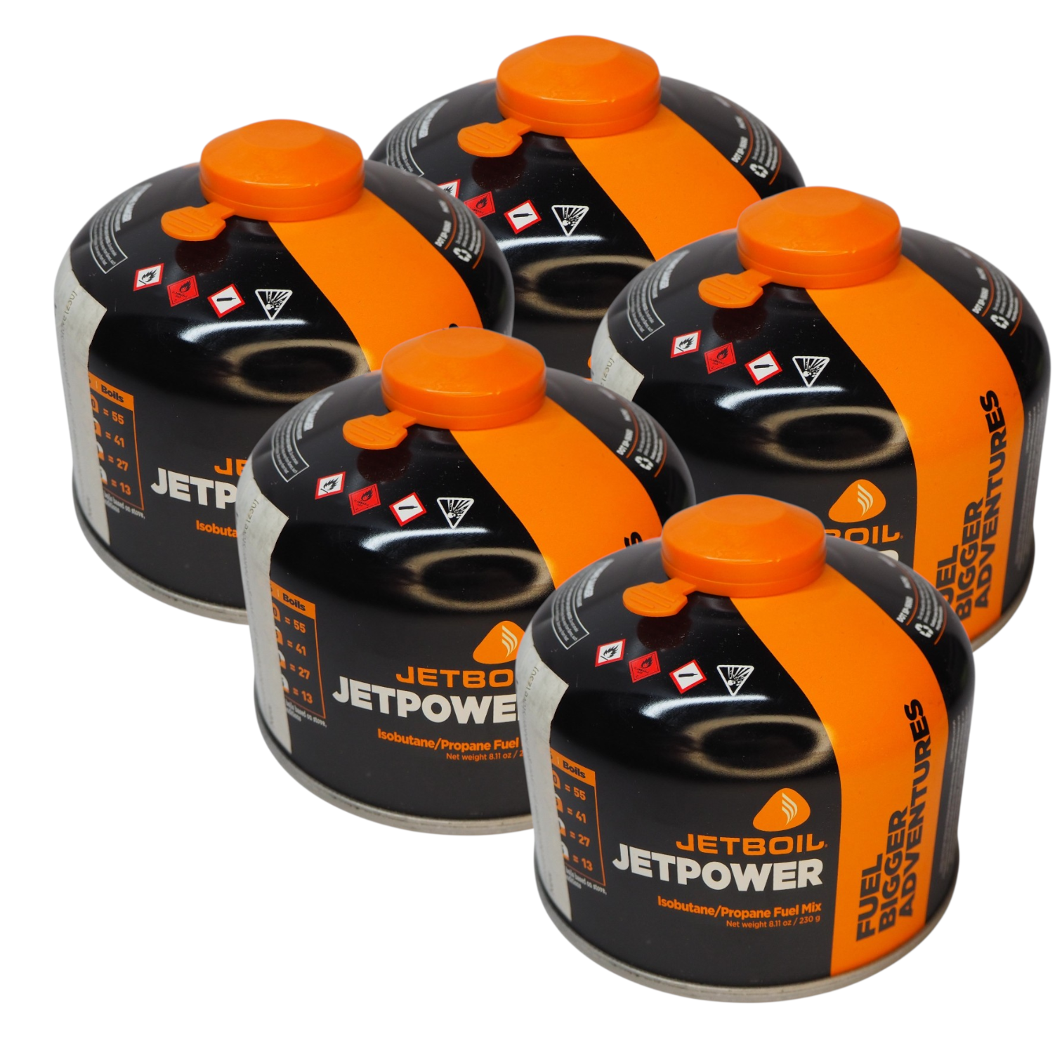 Jetboil Jet Power Gas 230g (COLLECTION ONLY) (5 Pack)