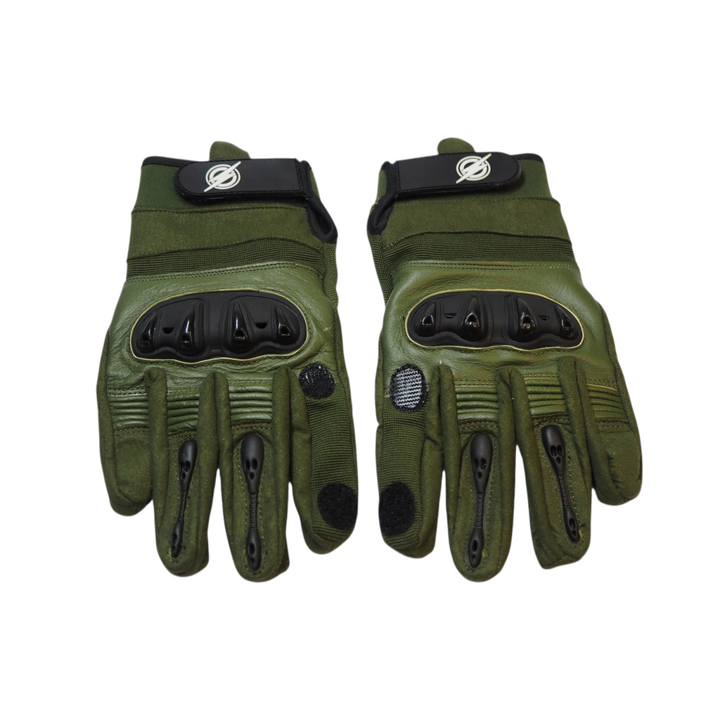 First and Only Airsoft MARKSMAN knuckle armour Gloves – Green