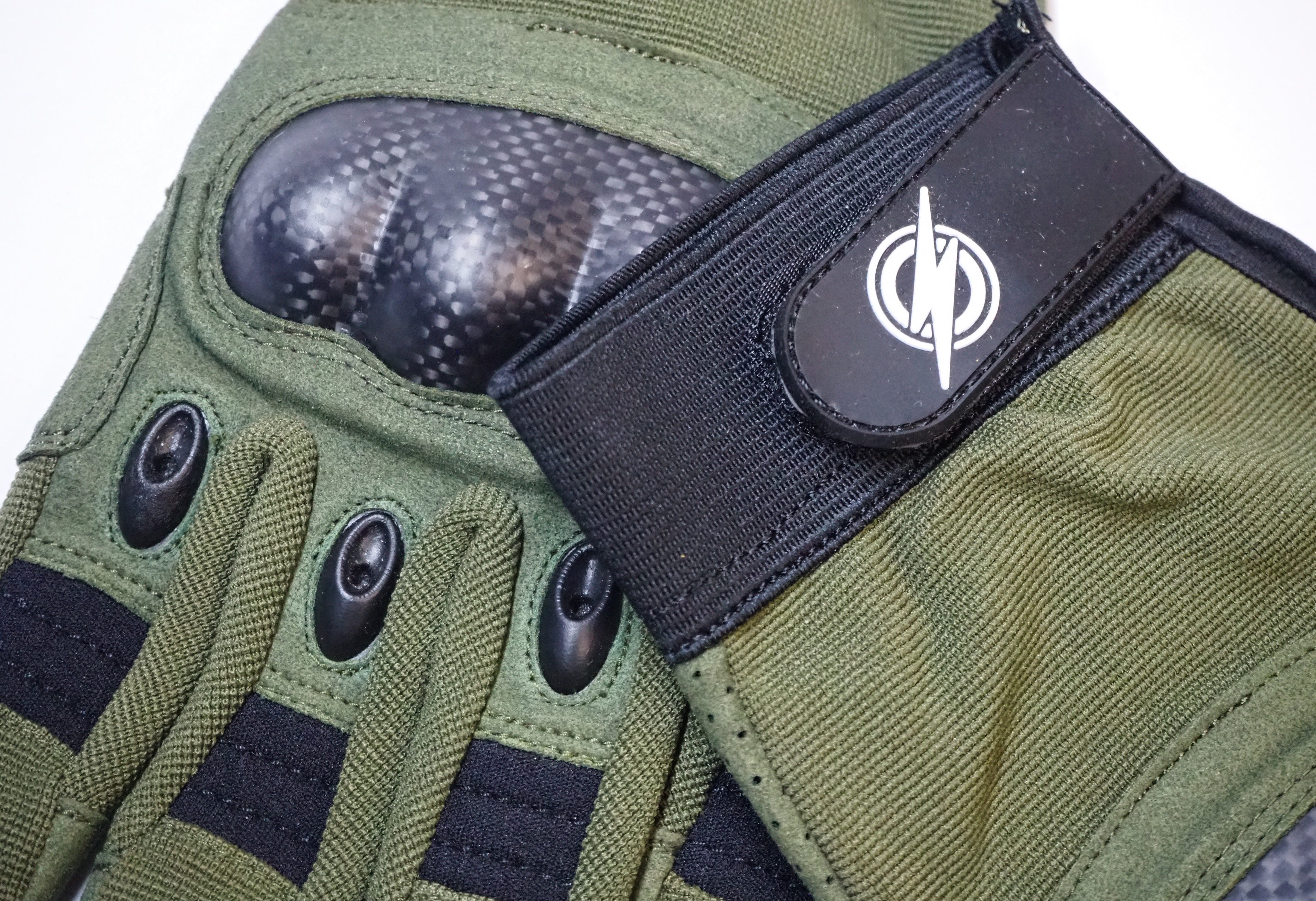 First and Only Airsoft TROOP knuckle armour Gloves – Green