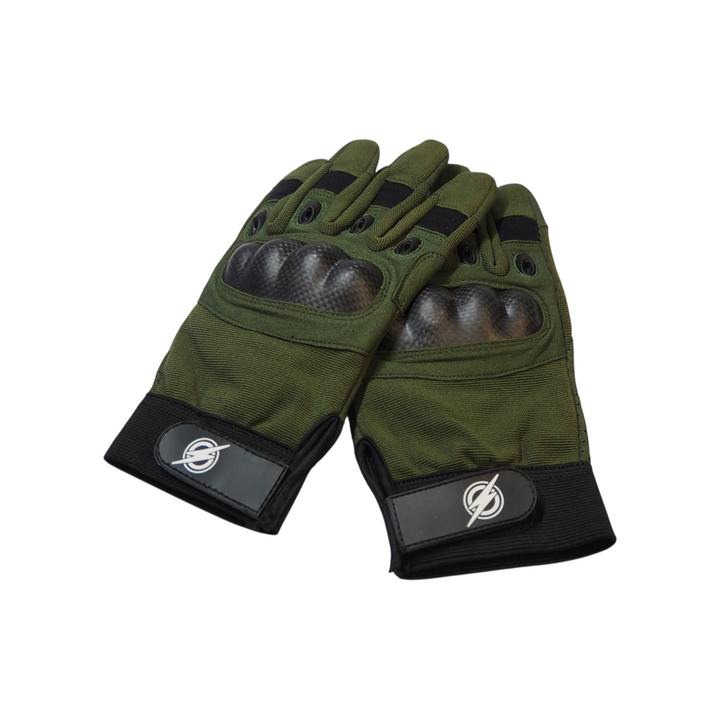 First and Only Airsoft TROOP knuckle armour Gloves – Green